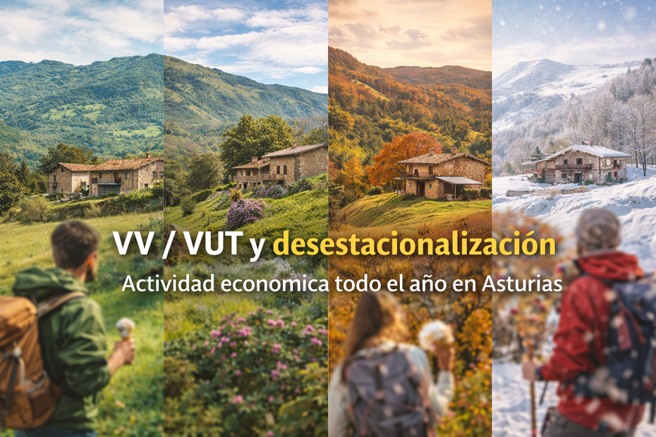 VV y VUT como herramienta para desestacionalizar el turismo y generar actividad económica todo el año en Asturias